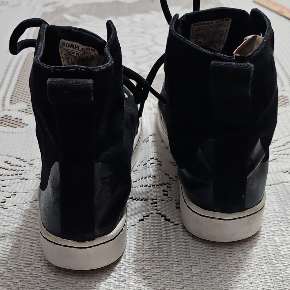 Sorel Women's Black Lace-Up High-Tops - Picture 5 of 9